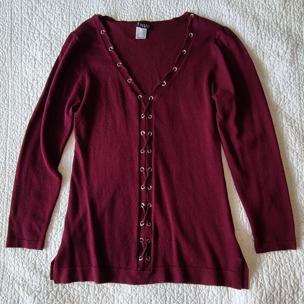 Burgundy Sweater